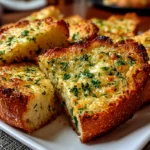 Home cook, taken with iPhone 15 Pro. Close-up slight angle of comforting garlic bread on white plate. warm appetizing --ar 4:3 --style raw --s 250