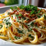 Home cook, taken with iPhone 14. Close-up slight angle of creamy roast garlic and lemon pasta sauce on white plate. Rich inviting --ar 4:3 --style raw --s 220